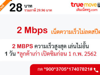 เน็ตทรู 28 บาท